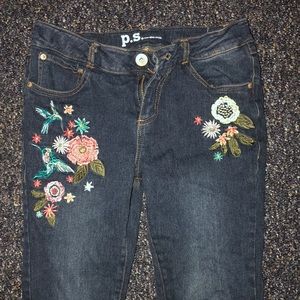 Skinny Jeans with flowers
